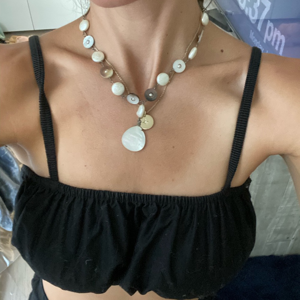 Vintage mother of pearl necklace